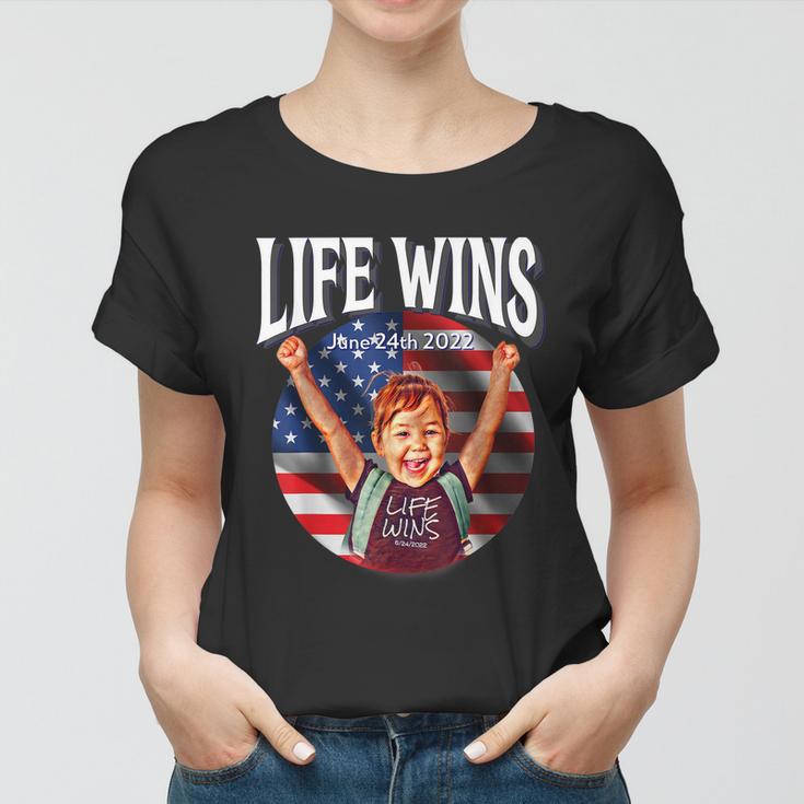 Pro Life Movement Right To Life Pro Life Advocate Victory V4 Women T-shirt