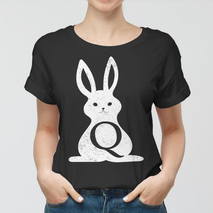 Q Anon Bunny Qanon Women T-shirt