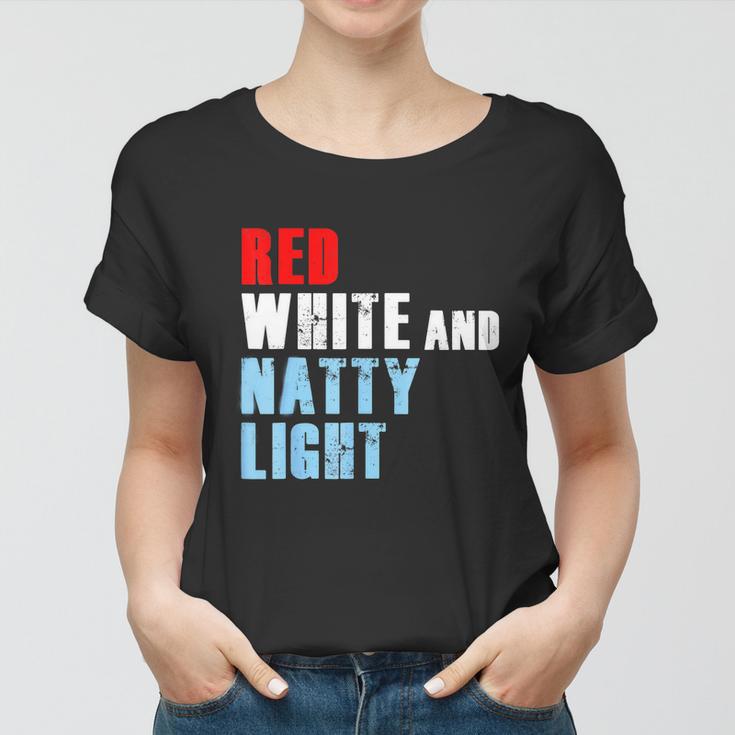 Red White & Nattylight For Mens Womens 4Th Of July Women T-shirt