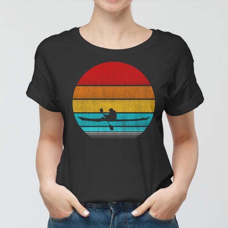 Retro Vintage Kayak V2 Women T-shirt