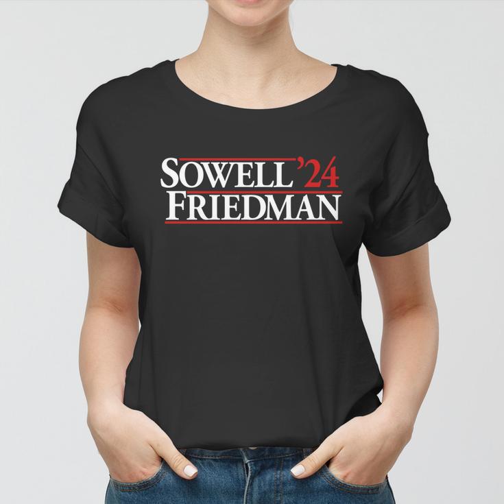 Sowell Friedman 24 Funny Election Women T-shirt