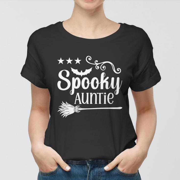 Spooky Auntie Halloween Quote Women T-shirt