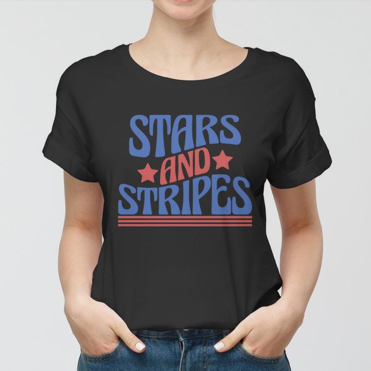 Stars And Stripes 4Th Of July Women T-shirt