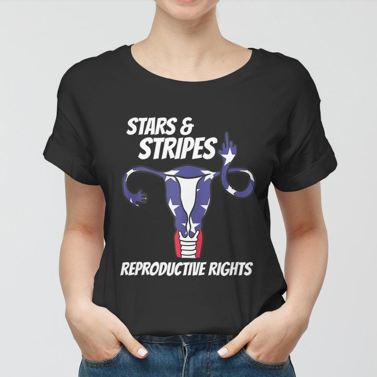 Stars Stripes Reproductive Rights Patriotic 4Th Of July V2 Women T-shirt