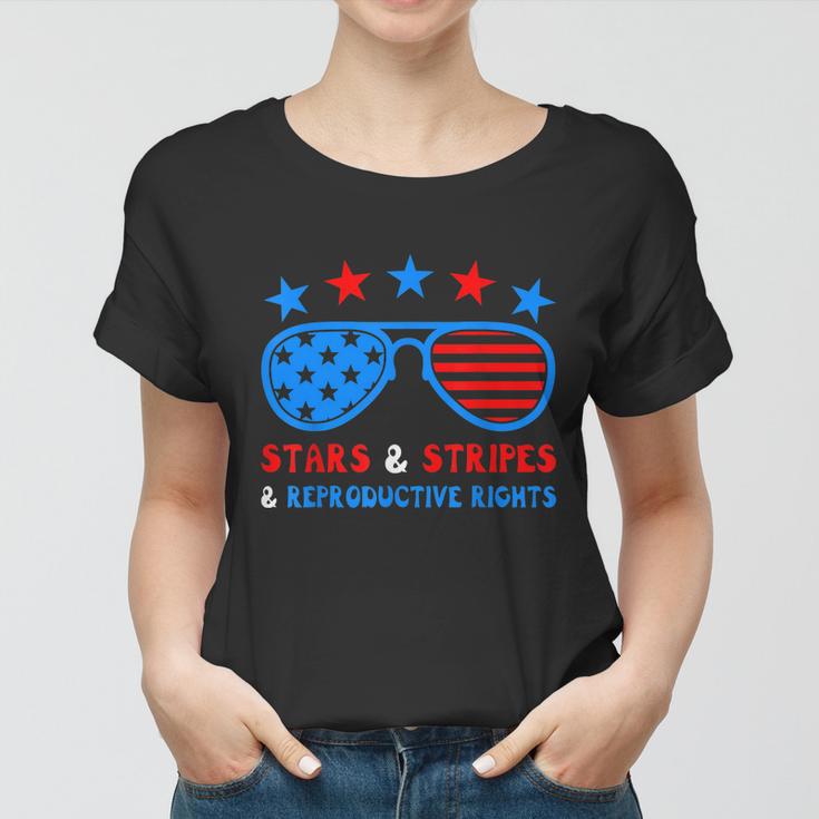 Stars Stripes Reproductive Rights Patriotic 4Th Of July V3 Women T-shirt