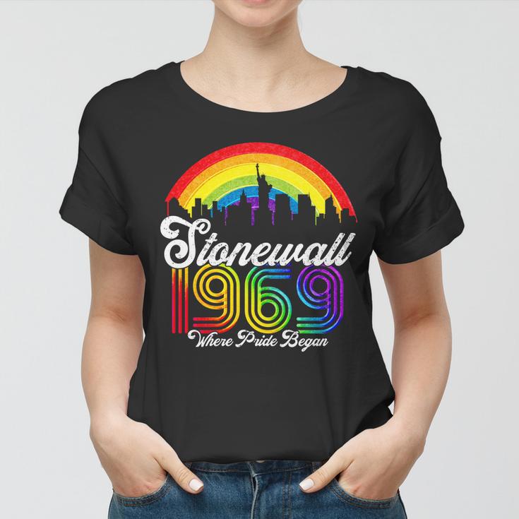 Stonewall 1969 Where Pride Began Lgbt Rainbow Women T-shirt