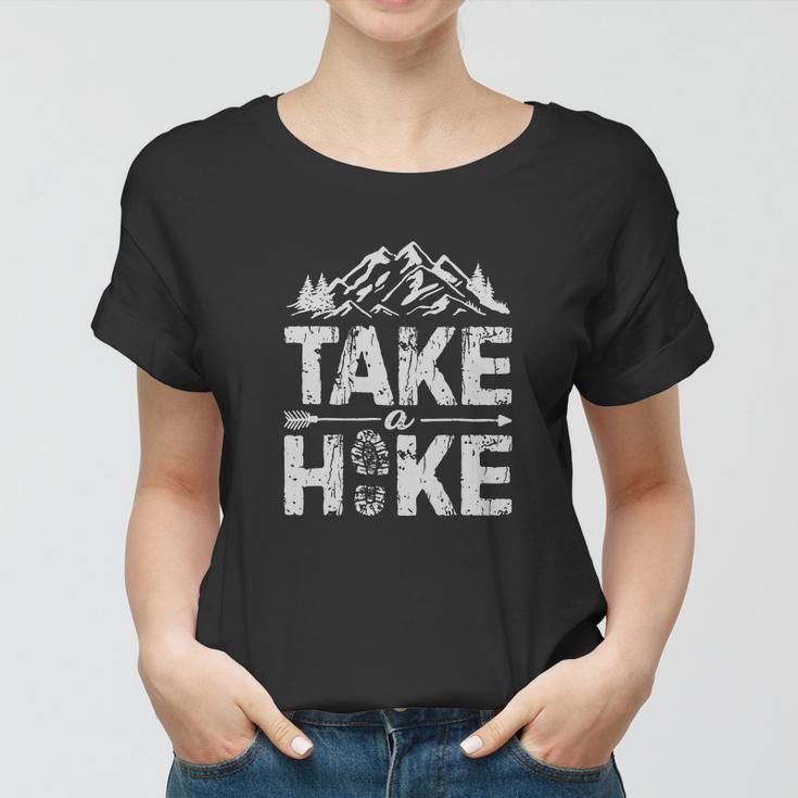 Take A Hike Outdoor Hiking Nature Hiker Vintage Men Women Women T-shirt