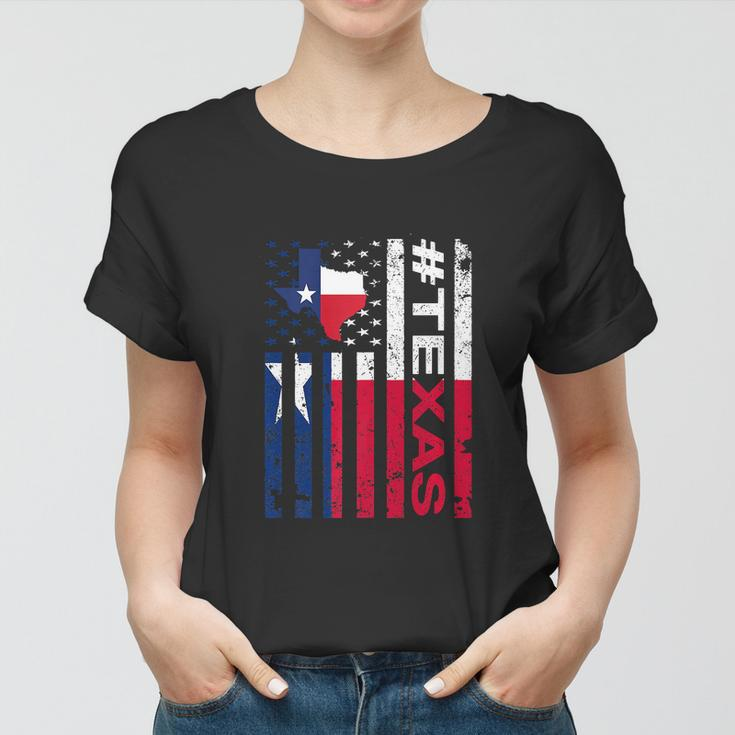 Texas State Usa 4Th Of July Pride Women T-shirt