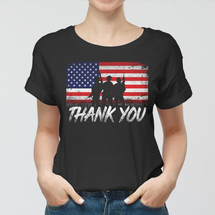Thank You Usa Troops Women T-shirt