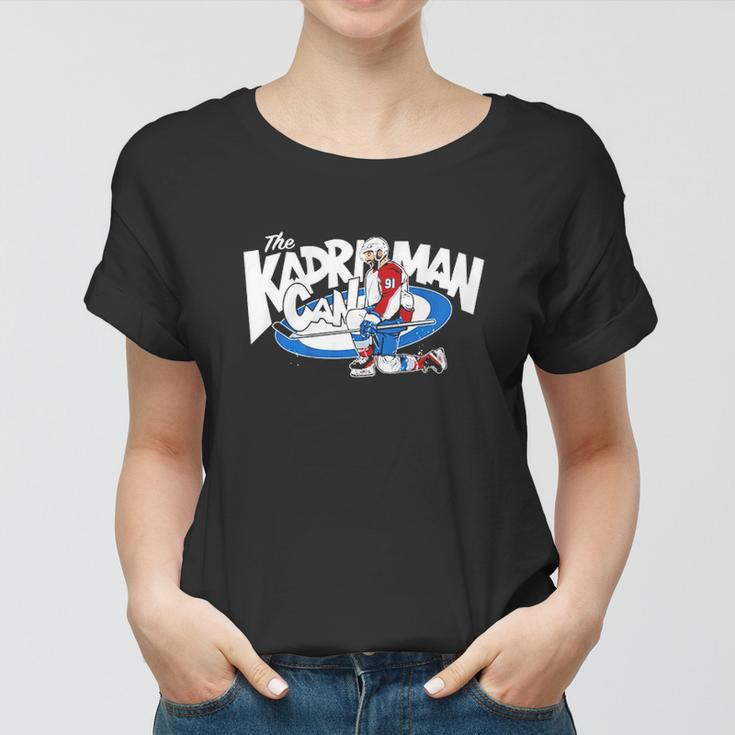 The Kadri Man Can Hockey Player Women T-shirt