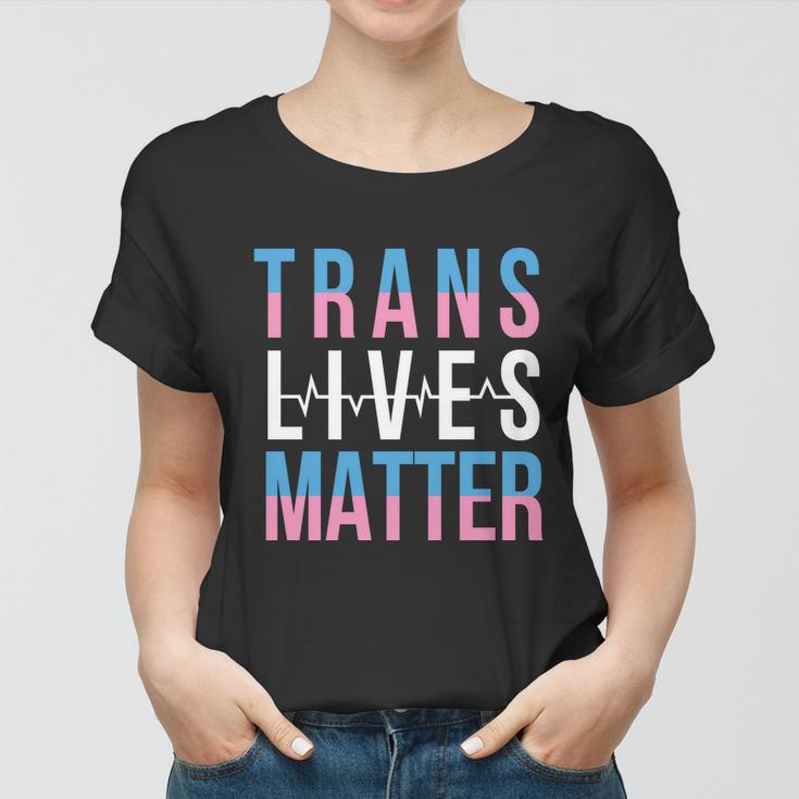 Trans Lives Matter Lgbtq Graphic Pride Month Lbgt Women T-shirt