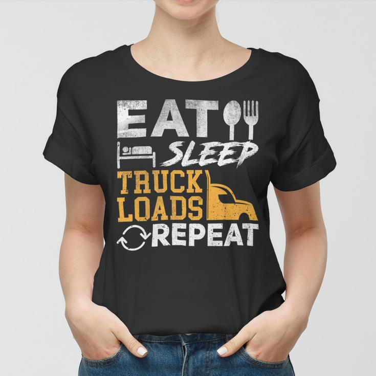 Trucker Trucker Accessories For Truck Driver Diesel Lover Trucker_ Women T-shirt