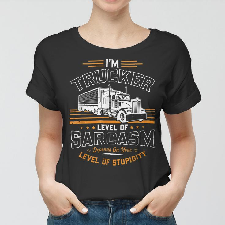 Trucker Trucker Accessories For Truck Driver Motor Lover Trucker_ V13 Women T-shirt