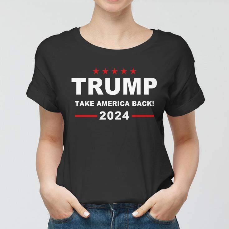 Trump 2024 Take America Back V2 Women T-shirt