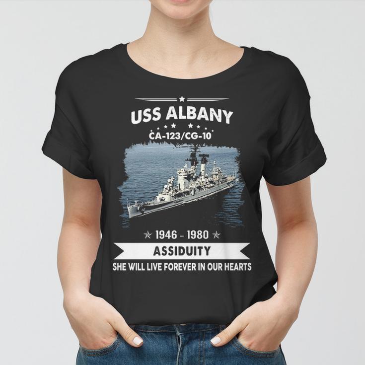 Uss Albany Cg 10 Ca Women T-shirt