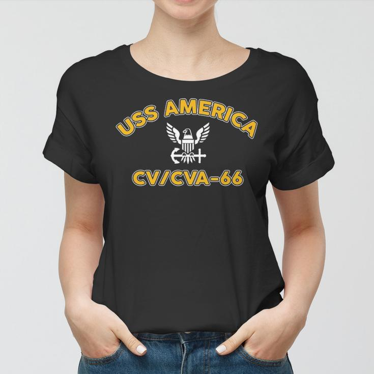 Uss America Cv 66 Cva V2 Women T-shirt