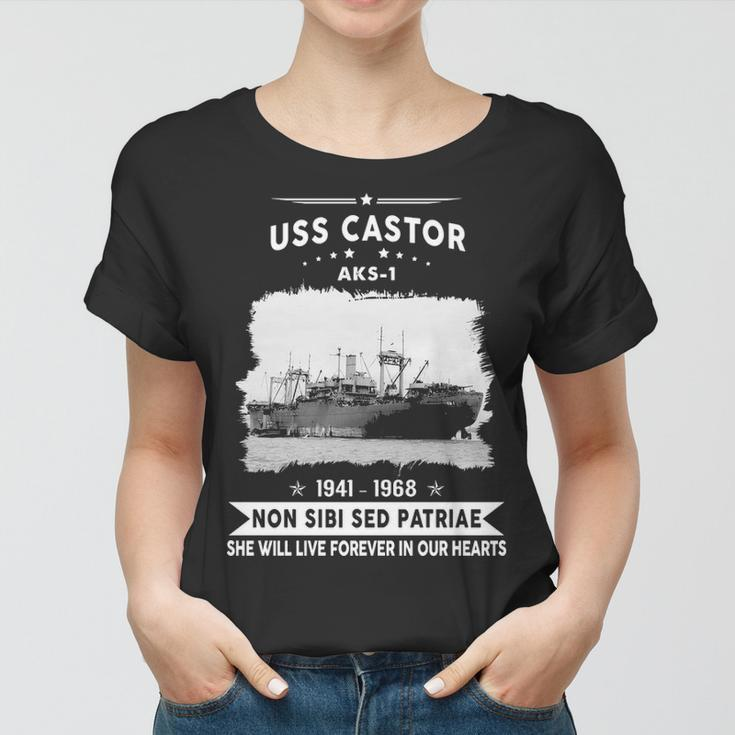 Uss Castor Aks Women T-shirt