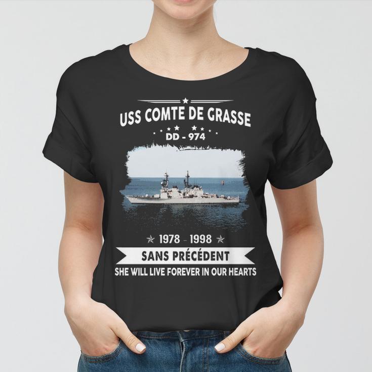 Uss Comte De Grasse Dd Women T-shirt