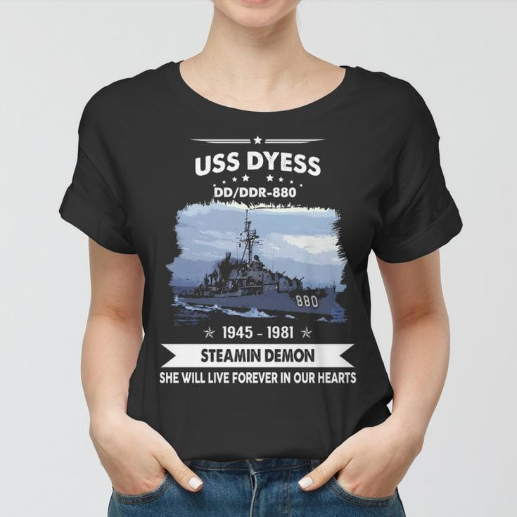 Uss Dyess Dd880 Dd Women T-shirt