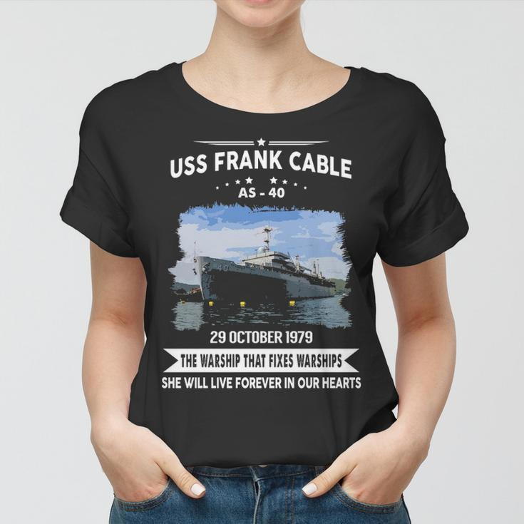 Uss Frank Cable As Women T-shirt