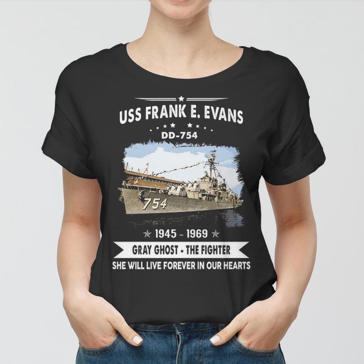 Uss Frank E Evans Dd Women T-shirt