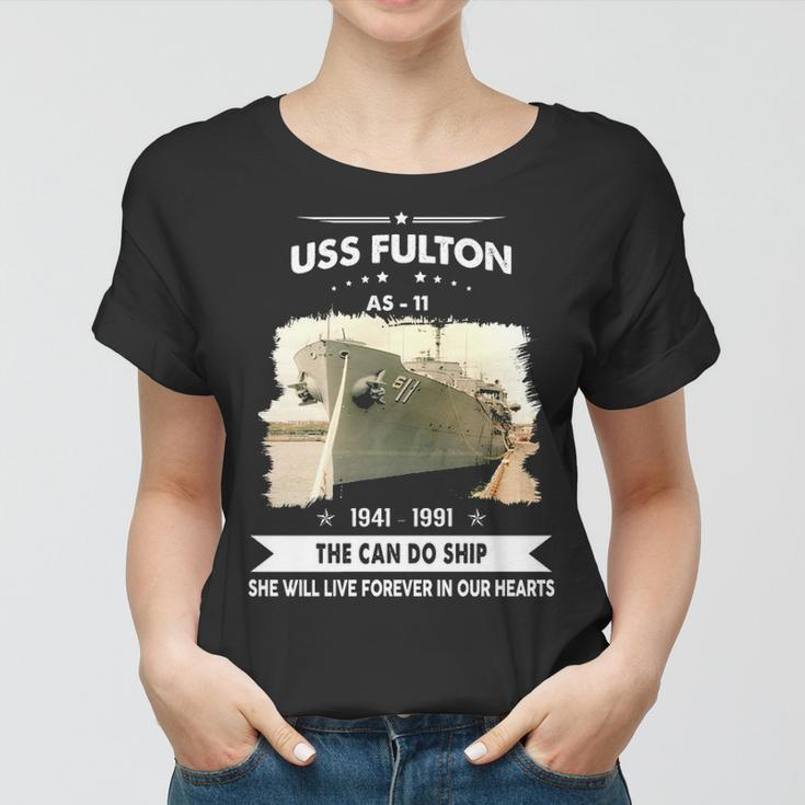 Uss Fulton As Women T-shirt