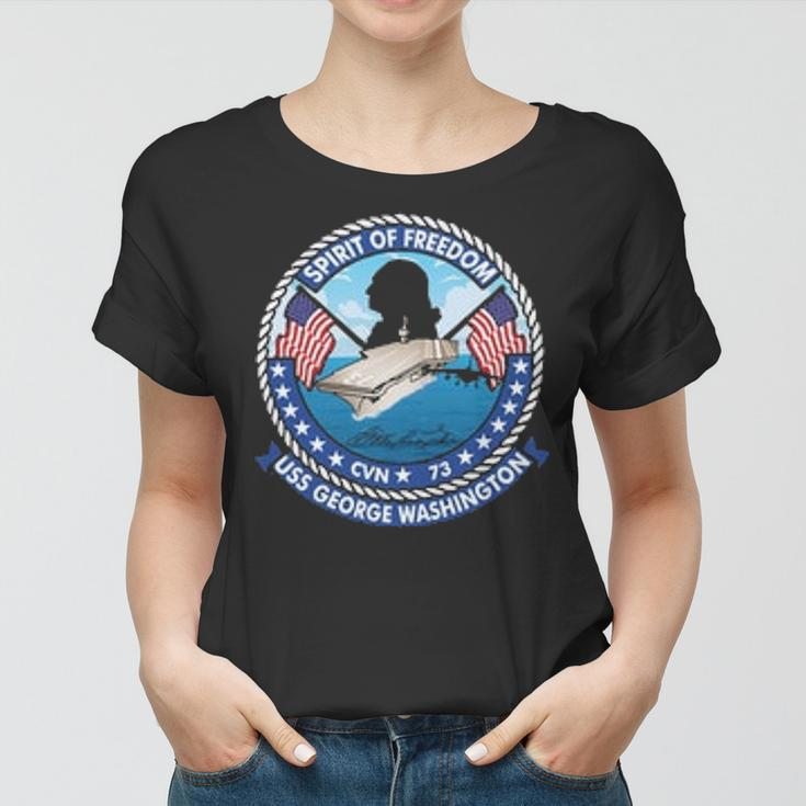 Uss George Washington Cvn V2 Women T-shirt