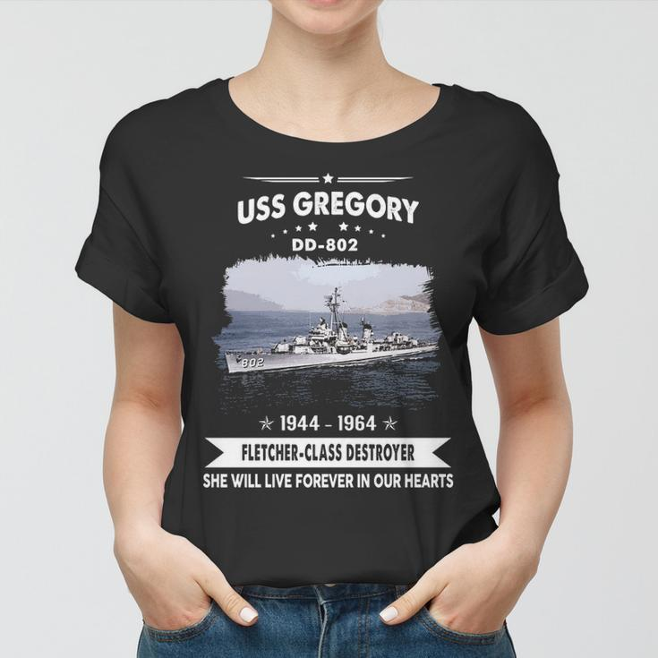 Uss Gregory Dd Women T-shirt