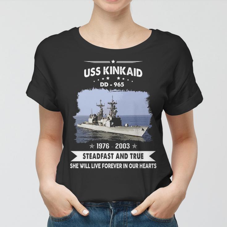 Uss Kinkaid Dd V2 Women T-shirt