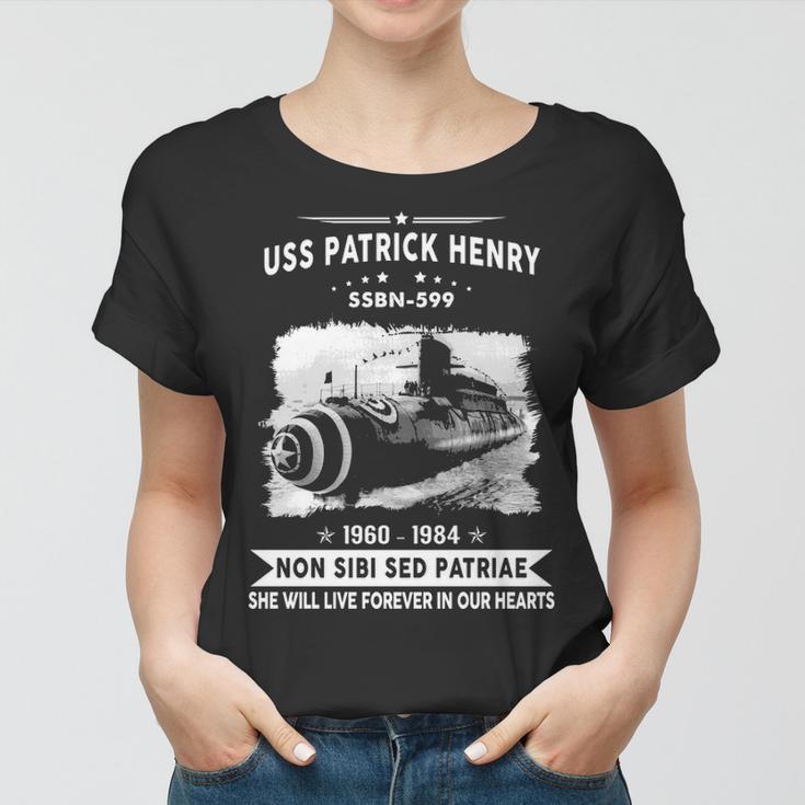 Uss Patrick Henry Ssbn Women T-shirt