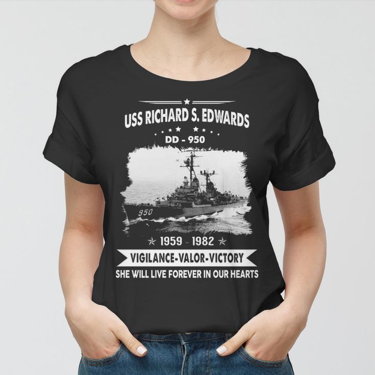 Uss Richard S Edwards Dd V2 Women T-shirt