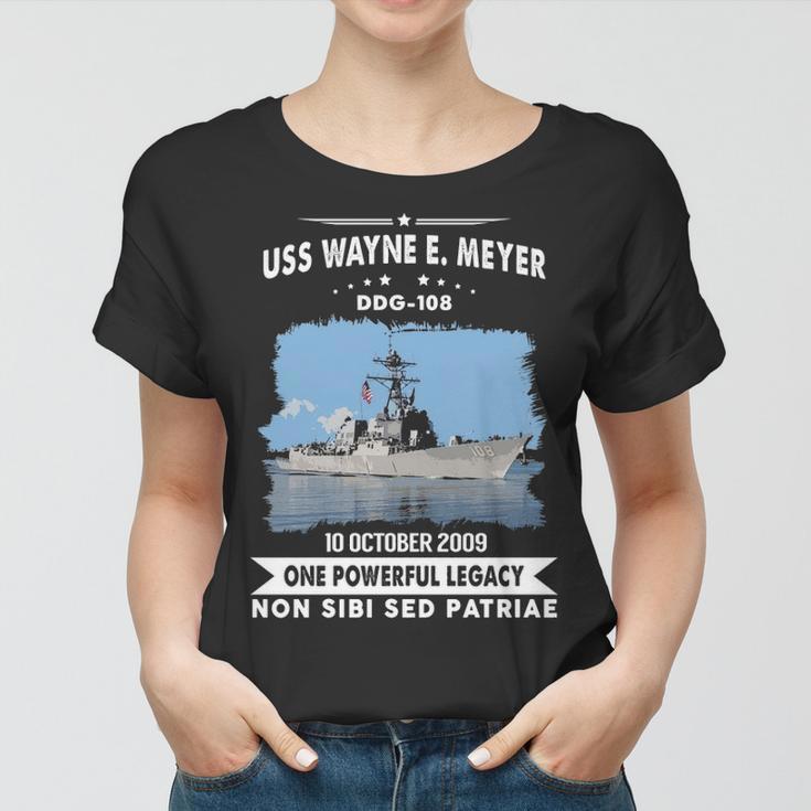 Uss Wayne E Meyer Ddg Women T-shirt