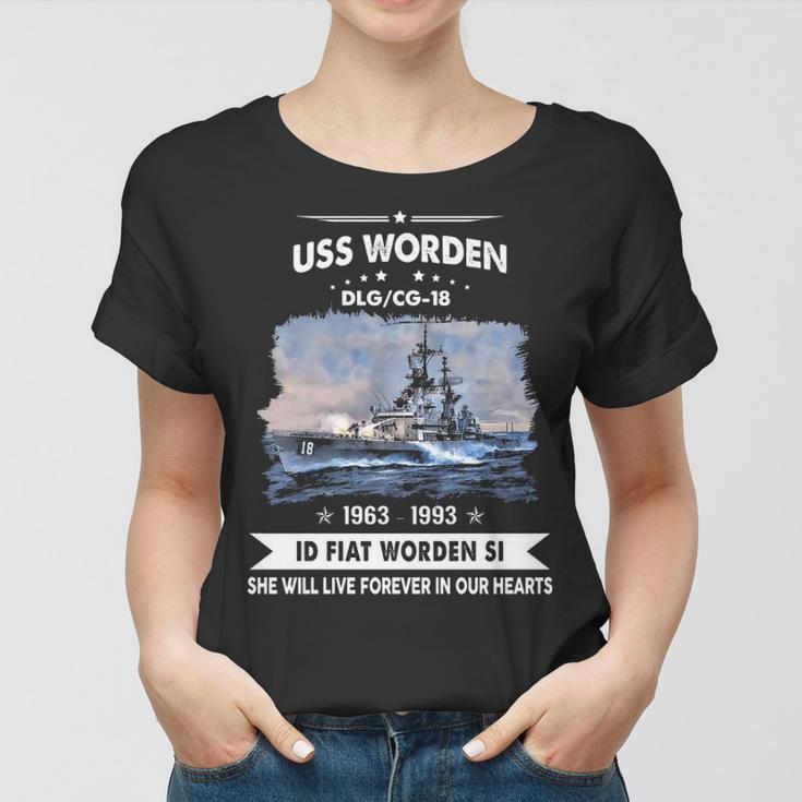 Uss Worden Dlg 18 Cg Women T-shirt