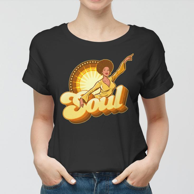 Vintage Afro Soul Retro 70S Tshirt Women T-shirt