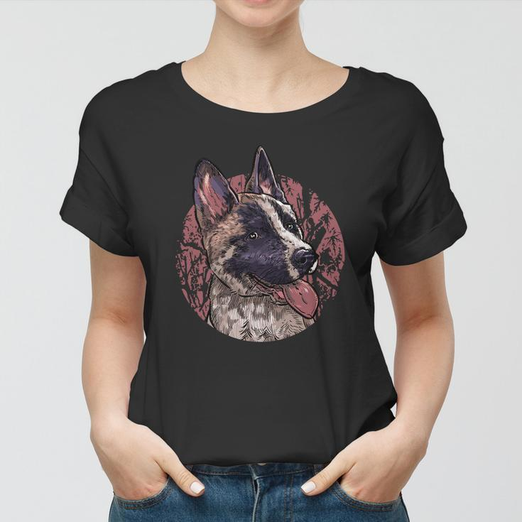 Vintage German Shepherd V2 Women T-shirt