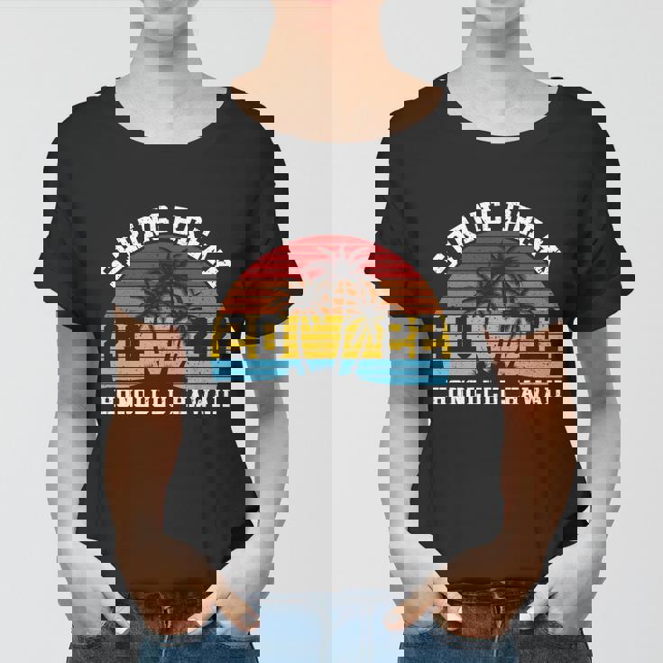 Vintage Spring Break HonoluluHawaii Summer Women T-shirt