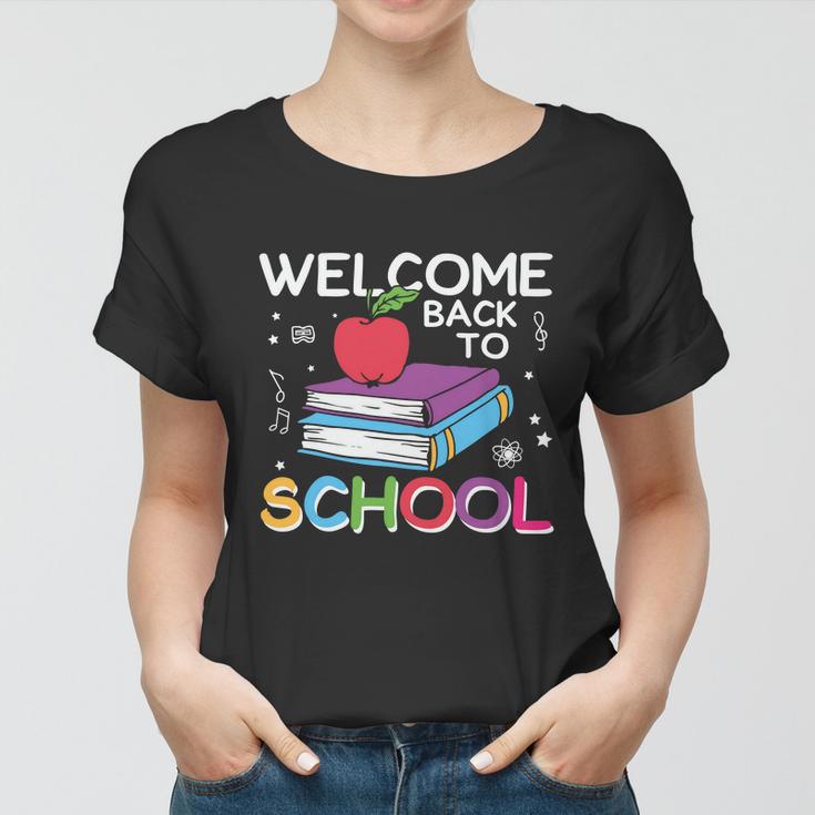 Welcome Back To School 1St Day 100 Days Of School Women T-shirt