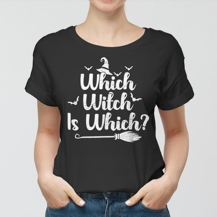 Which Witch Is Which Funny Halloween English Grammar Teacher V2 Women T-shirt