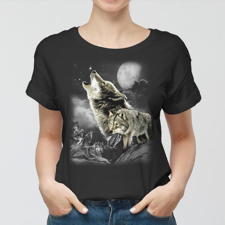 Wolf Wilderness Tshirt Women T-shirt