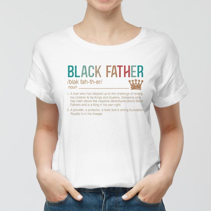Black Father Noun Father Day Gifts Classic Women T-shirt