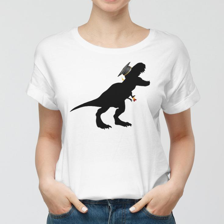 Graduate Saurus Graduated Dinosaur Men Women Funny School Women T-shirt