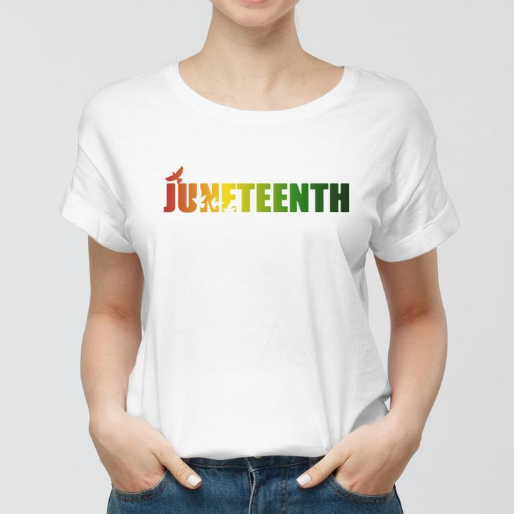 Juneteenth Holiday Logo Women T-shirt