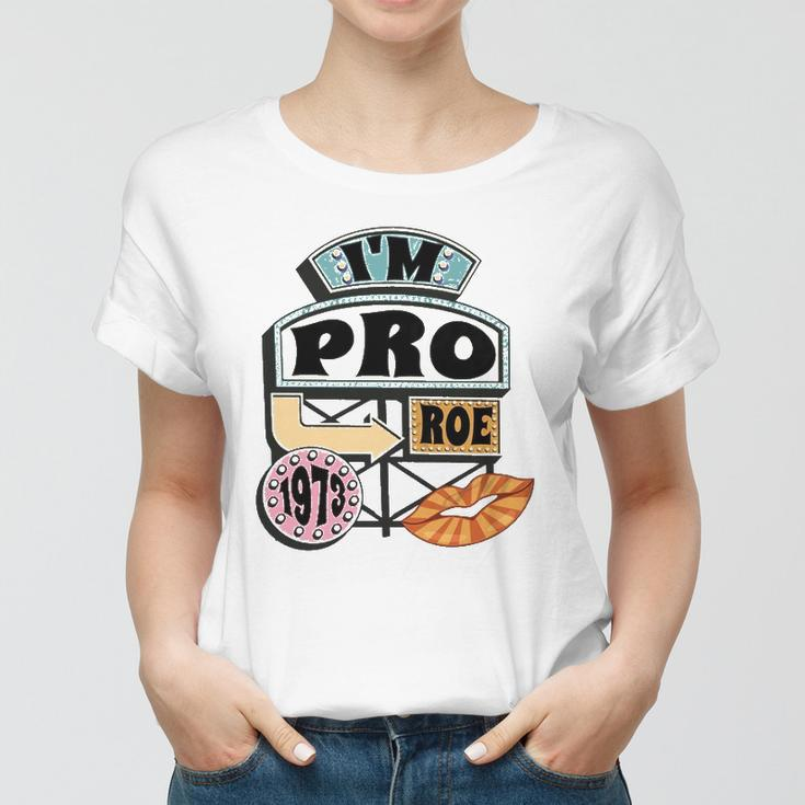 Reproductive Rights Pro Roe Pro Choice Mind Your Own Uterus Retro Women T-shirt