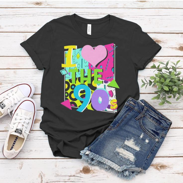 1990&8217S 90S Halloween Party Theme I Love Heart The Nineties Women T-shirt Unique Gifts