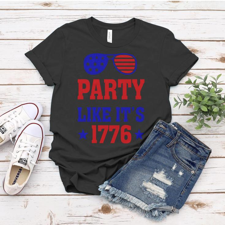 4Th Of July Party Like Its 1776 Sunglass Women T-shirt Unique Gifts