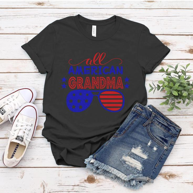 All American Grandma Sunglasses 4Th Of July Independence Day Patriotic Women T-shirt Unique Gifts