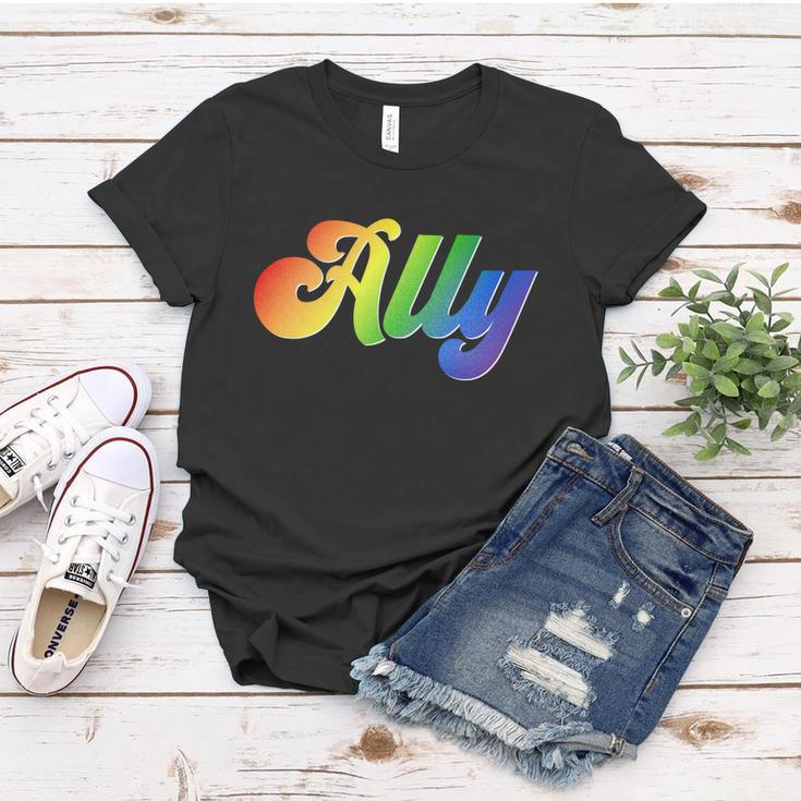 Ally Lgbt Support Tshirt Women T-shirt Unique Gifts