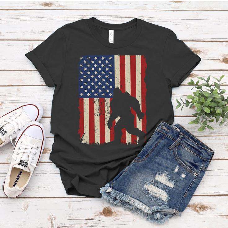 American Flag Gorilla Plus Size 4Th Of July Graphic Plus Size Shirt For Men Wome Women T-shirt Unique Gifts