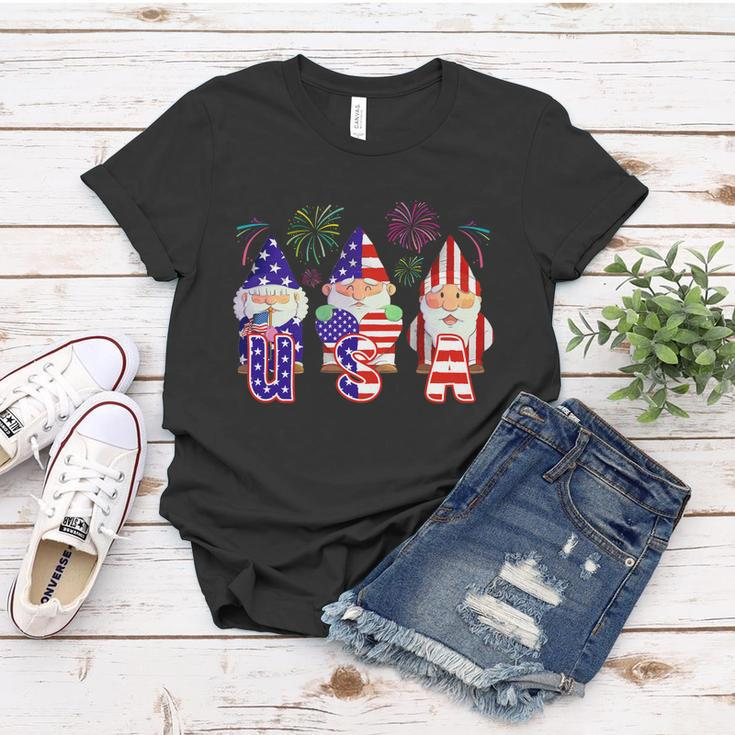 American Gnomes Usa 4Th Of July Women T-shirt Unique Gifts