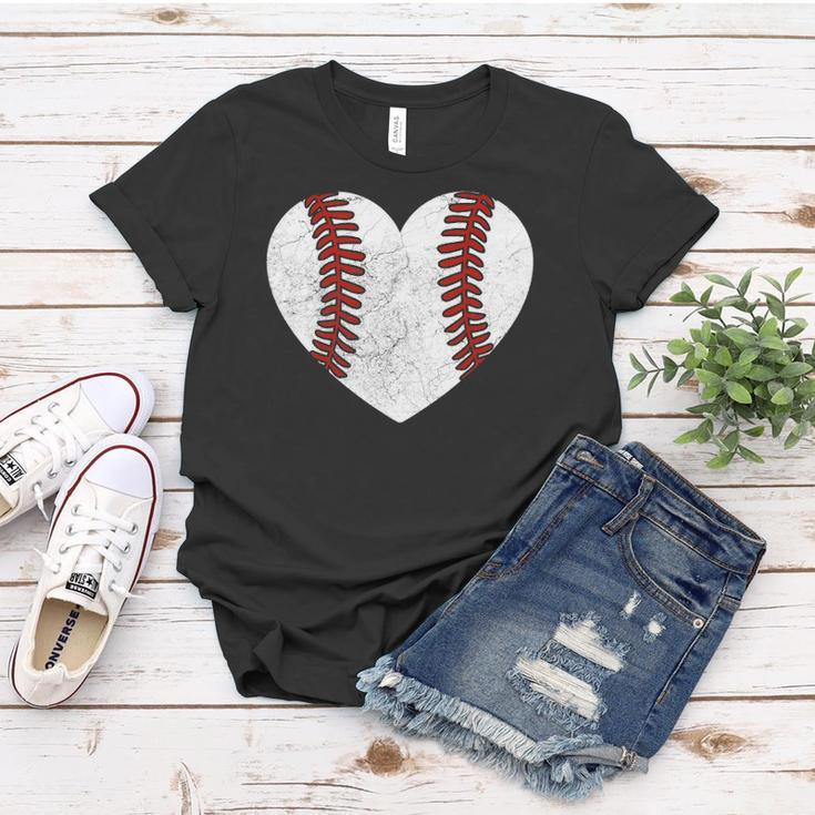 Baseball Heart Fun Mom Dad Men Women Softball Wife Women T-shirt Unique Gifts